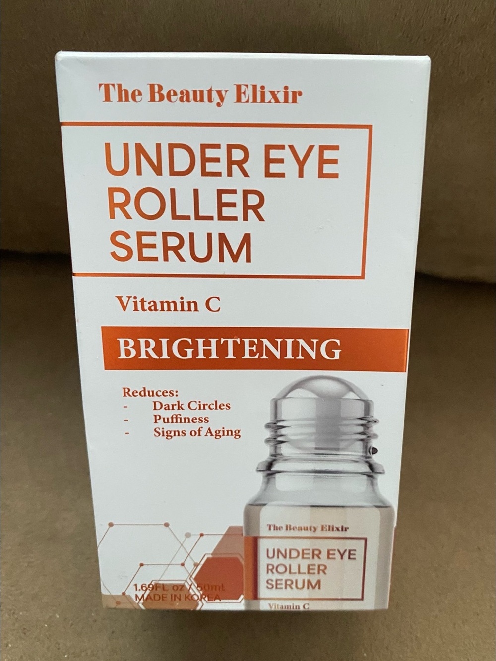 Brightening Under Eye Roller Serum — White & Orange